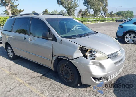 2005 Toyota Sienna Ce z USA, uszkodzony, nr VIN 5TDZA23C45S279947